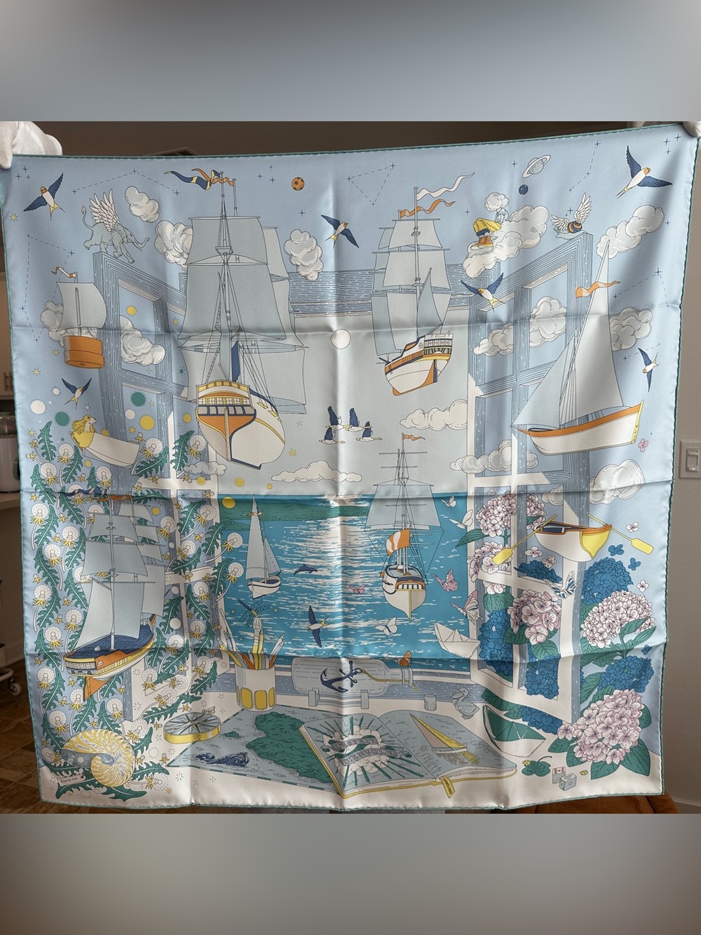 Hermes L'Esprit s'Envole scarf 90